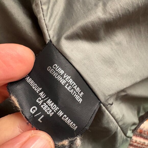 M0851 Grey Leather Jacket - Picture 3 of 6